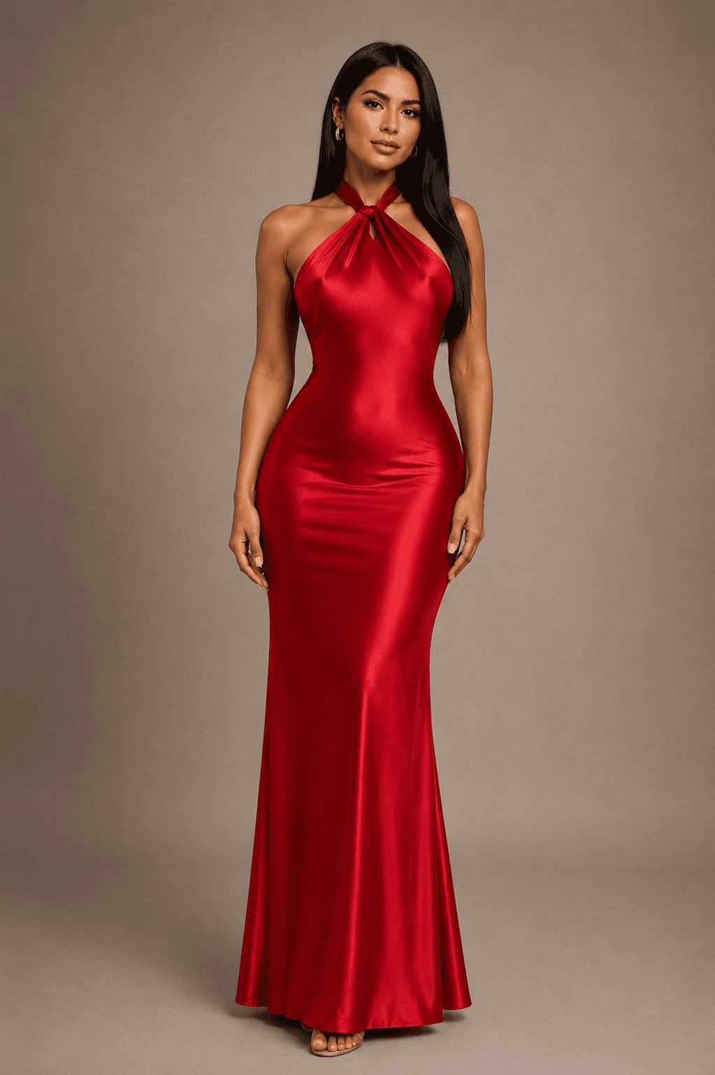 vestido Maxi de Gala Elegance – Espalda Descubierta y Corte Sirena