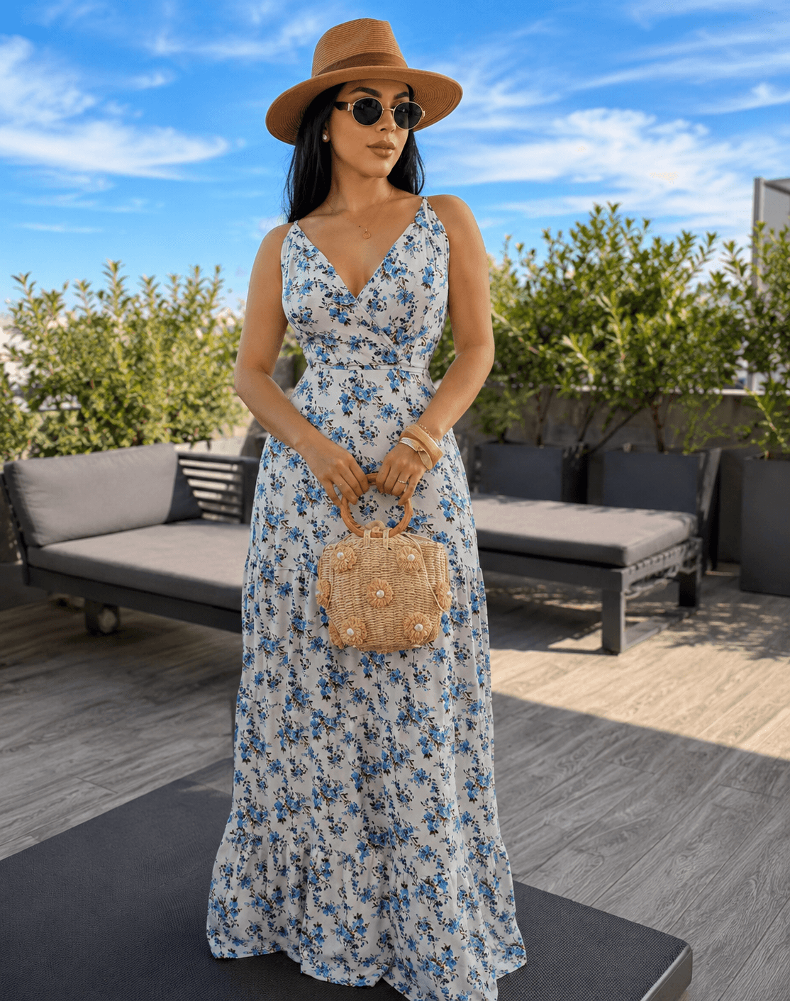 Vestido Maxi Summer Bloom – Elegancia Floral